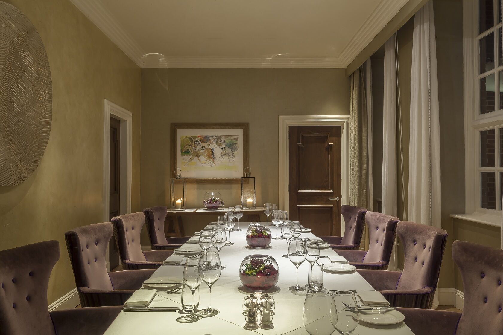 The Roseate Reading Otel Dış mekan fotoğraf The private dining room at the restaurant